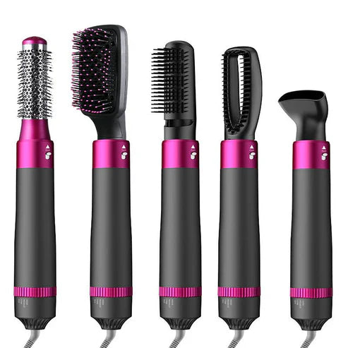 Hair Styler With 5 in 1 Multifunctional Hair Curler, Hair Dryer, Hair Straightner, Heated Hair Combing, Hair Smoothening Styling Tools