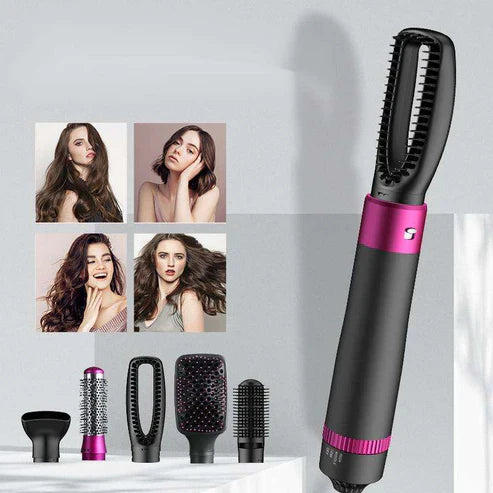 Hair Styler With 5 in 1 Multifunctional Hair Curler, Hair Dryer, Hair Straightner, Heated Hair Combing, Hair Smoothening Styling Tools